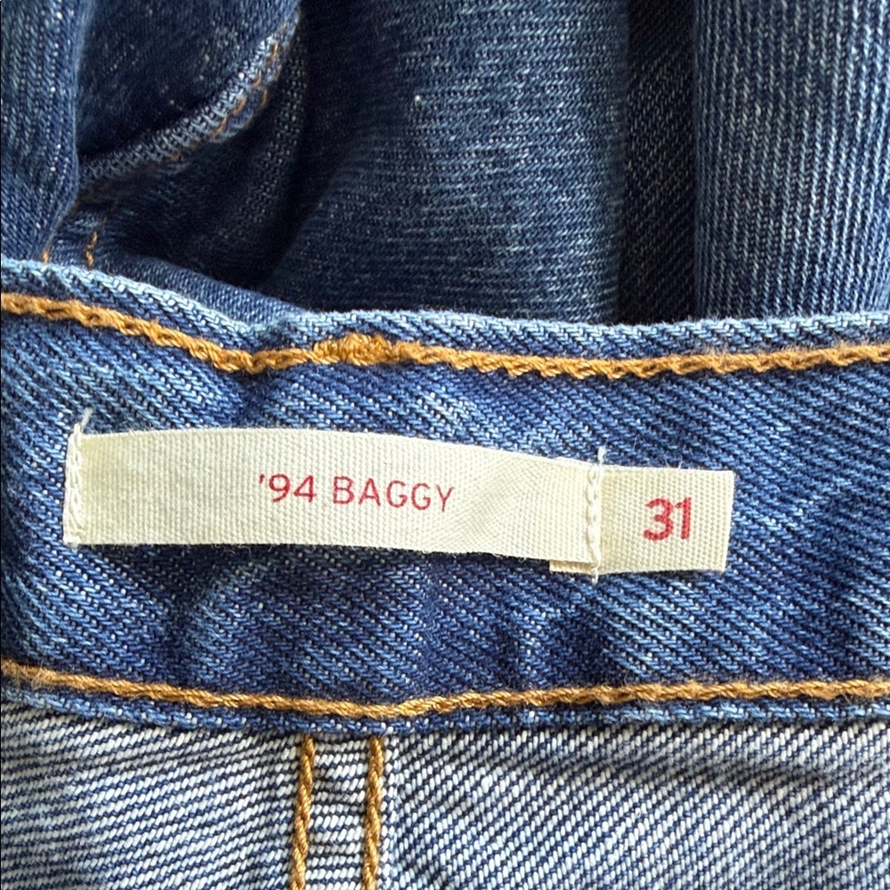 NWT Levi's Women's '94 Baggy Wide-Leg Relaxed-Fit Denim Jeans Size 31 (12) - Picture 8 of 13